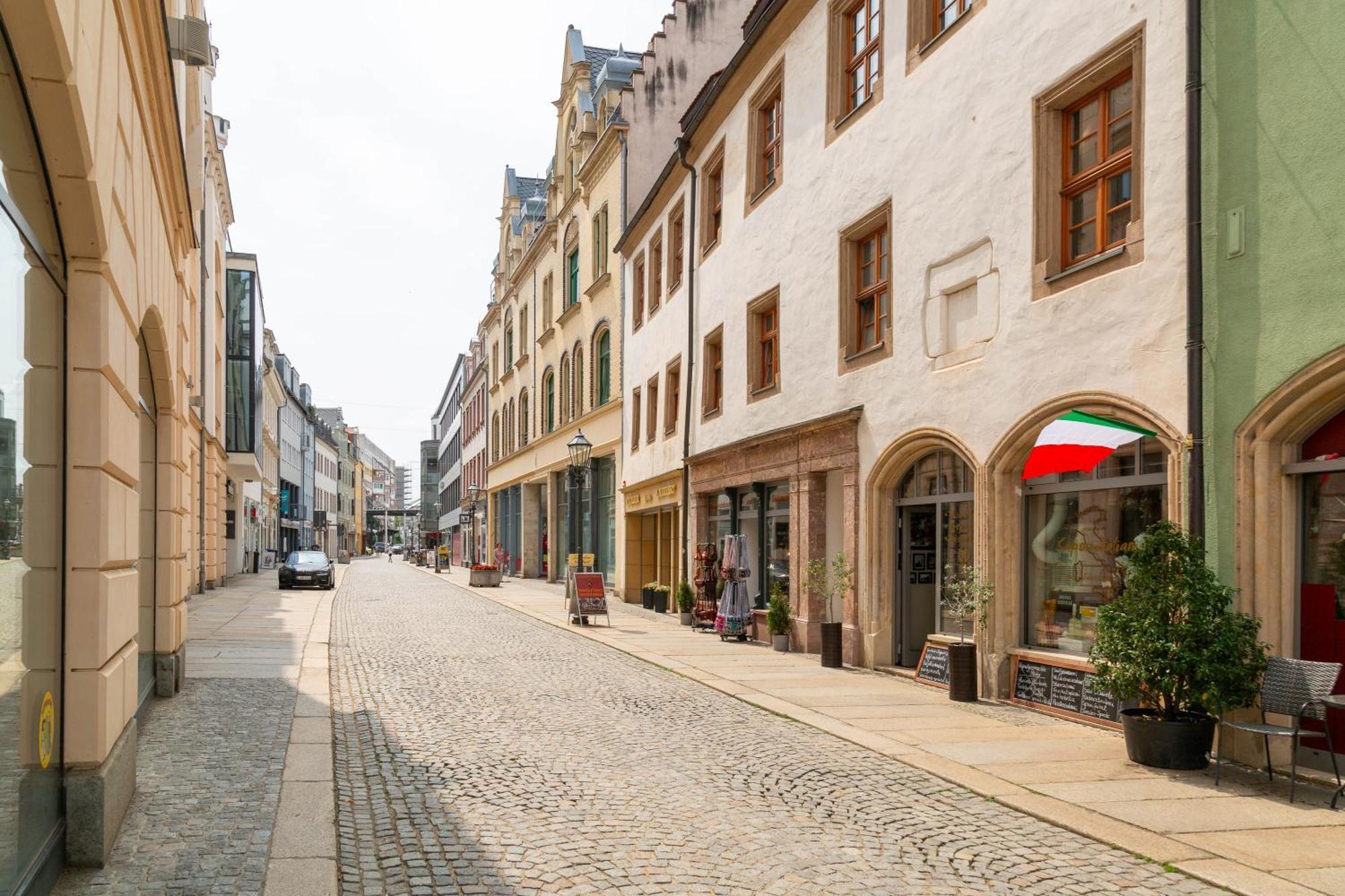 Soulscape Apartments Loft Zwickau Citycenter Mit Tg-Stellplatz, Magenta-Tv Und Klima Екстериор снимка